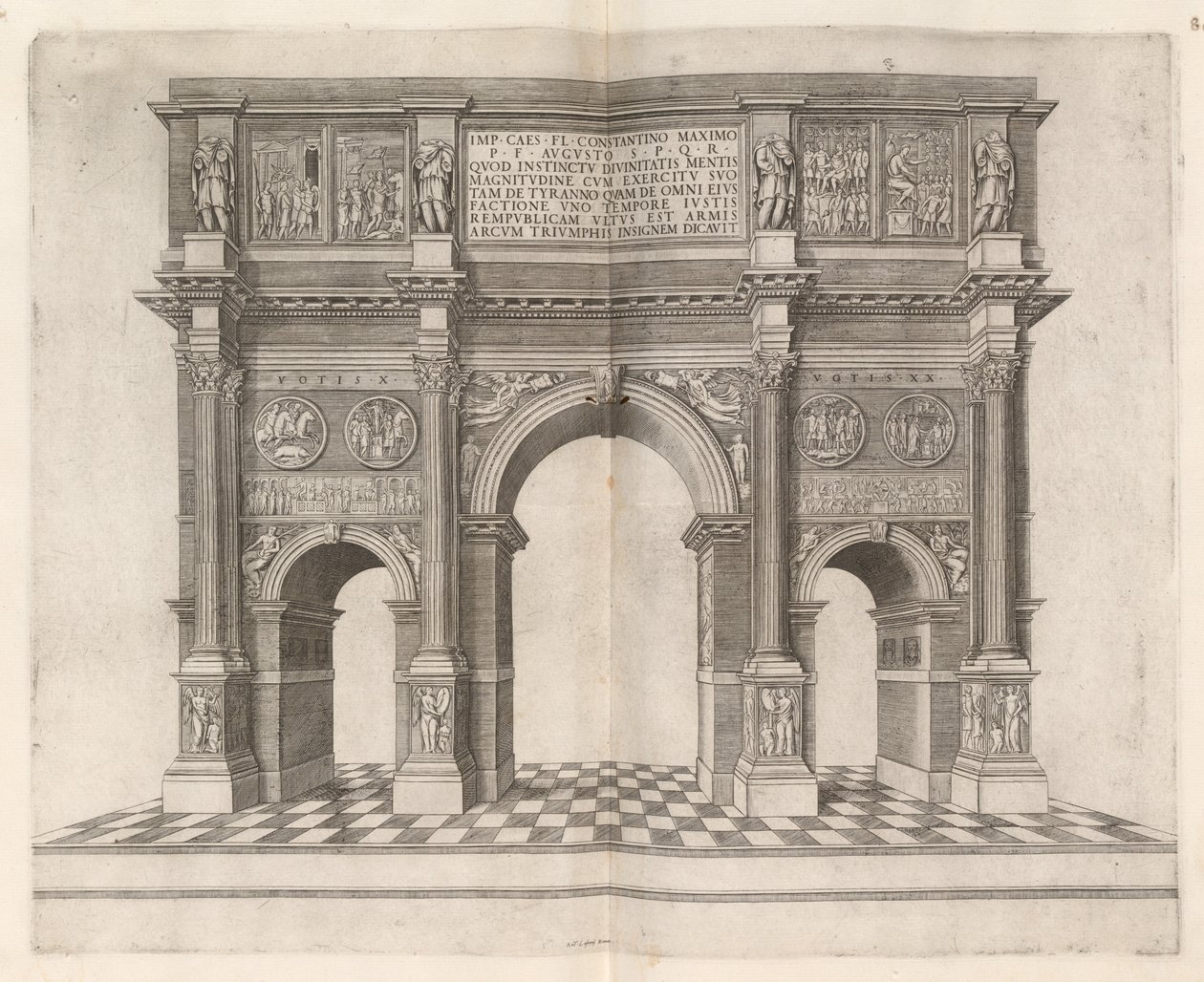 Arco di Costantino da Unbekannt