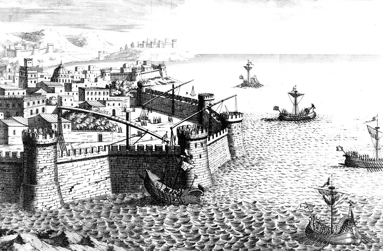 Corvo di Archimede, dispositivo usato durante l
