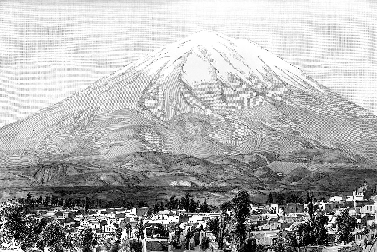 Arequipa e Monte Misti, Perù da Unbekannt