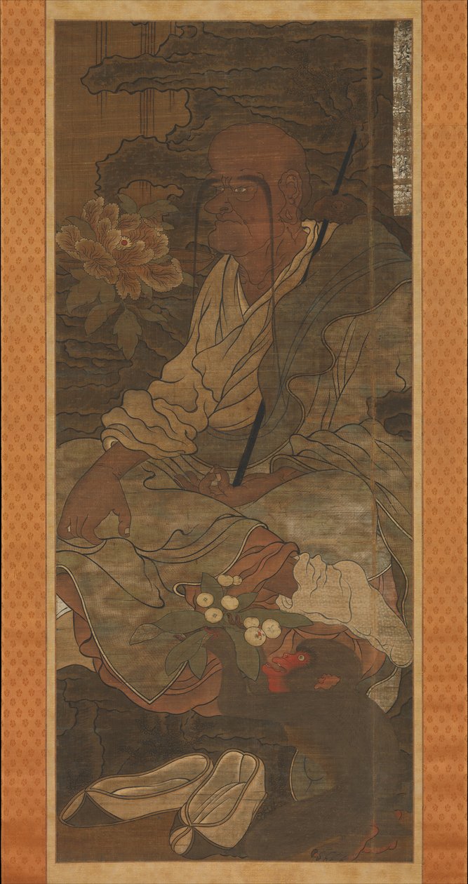 Arhat da una serie di sedici Arhat, XIV secolo da Unbekannt