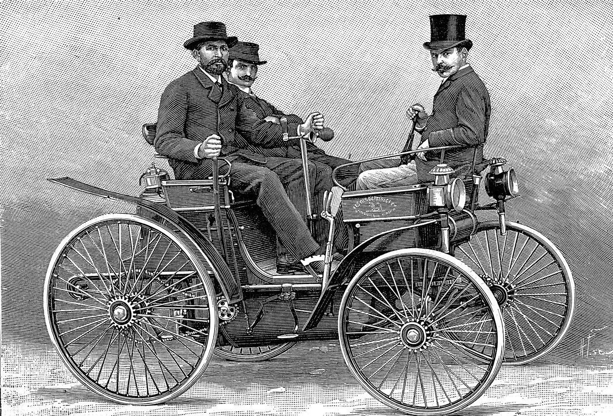 La prima automobile di Armand Peugeot da Unbekannt