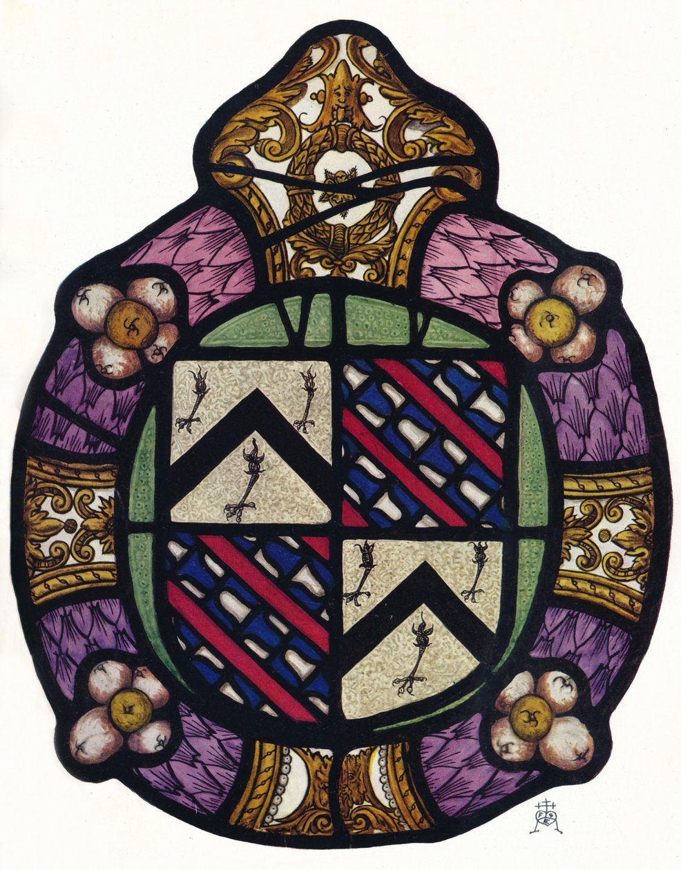 Stemma di Sir Reginald Bray, K.G., c1900 da Unbekannt