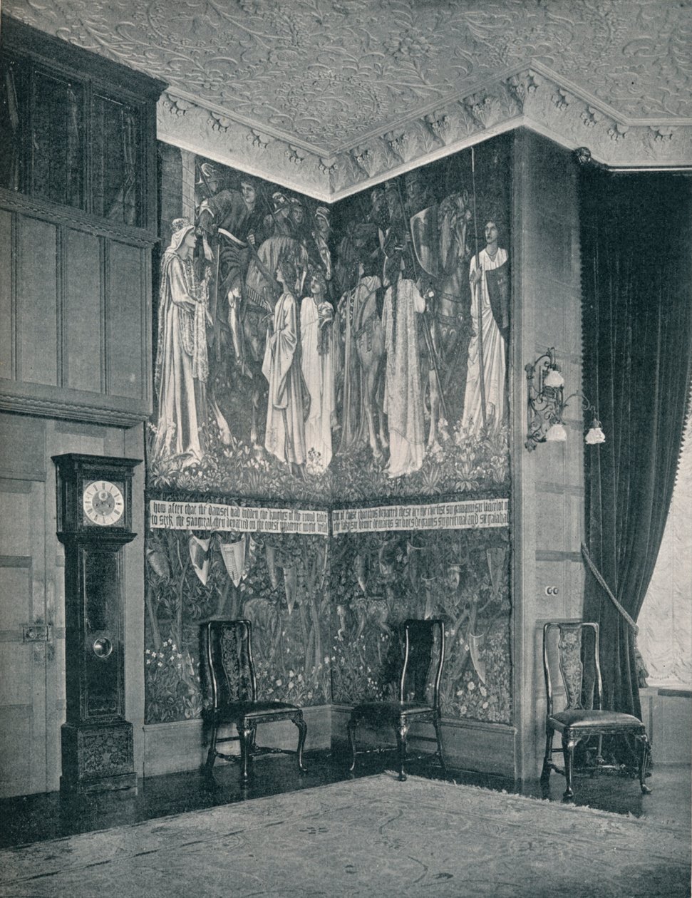 Arazzo di Arras a Stanmore Hall, 1898-9 da Unbekannt