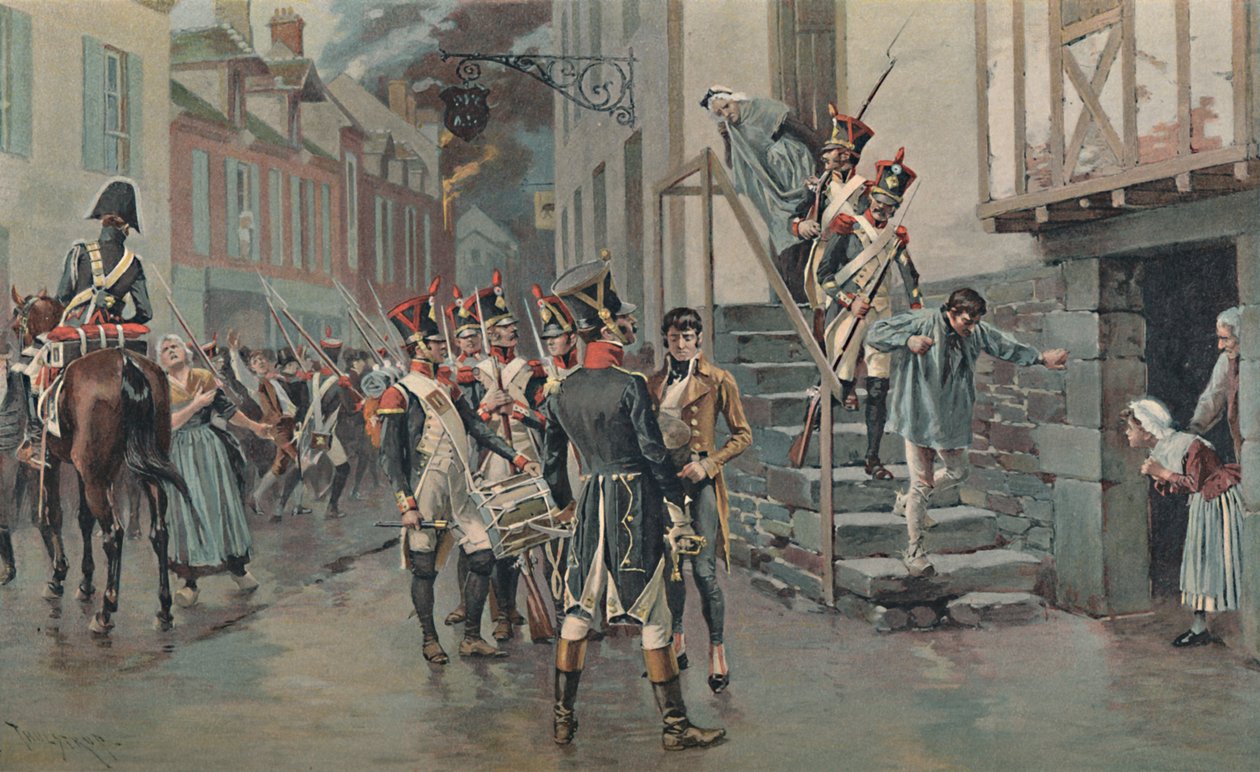 Arresto dei disertori, 1896 da Unbekannt
