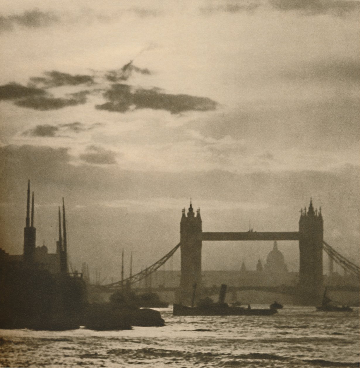 Come le navi vedono Londra dal Pool, c1935 da Unbekannt