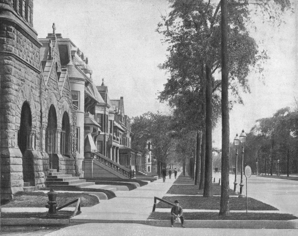 Ashland Avenue, Chicago, Illinois, USA, c1900 da Unbekannt