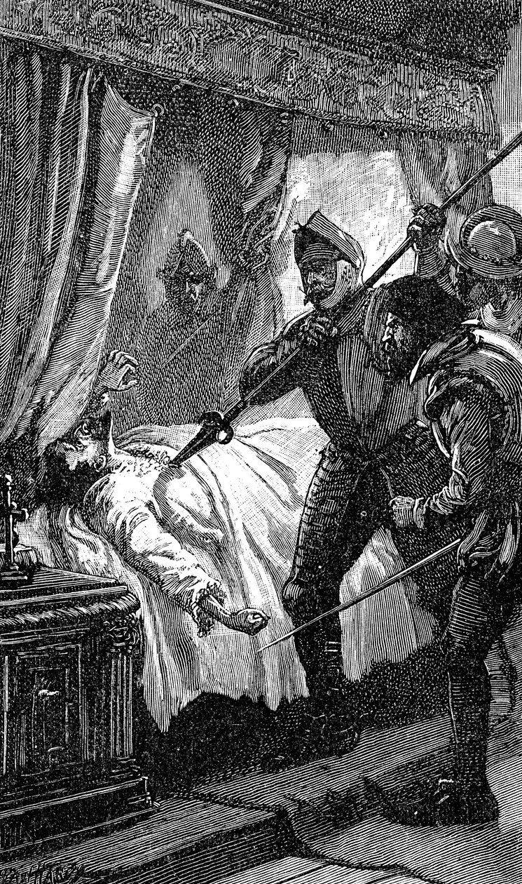 Assassinio di Albrecht von Wallenstein, soldato austriaco, 1634 da Unbekannt