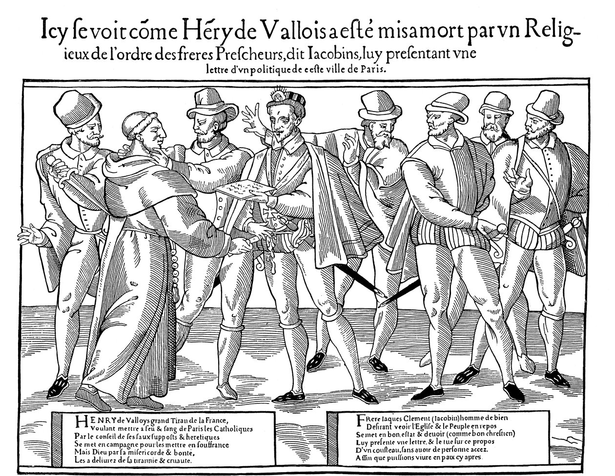 Assassinio di Enrico III, Re di Francia, 1589 1589-1590 da Unbekannt