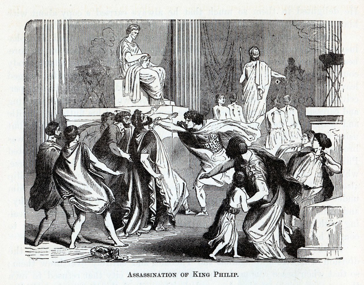 Assassinio del re Filippo, 1882 da Unbekannt