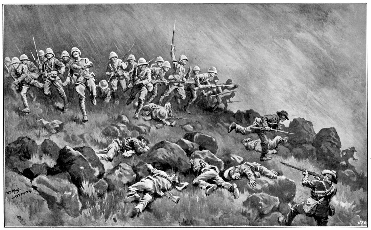 Assalto a Wagon Hill, 2ª Guerra Boera, 6 gennaio 1900 da Unbekannt