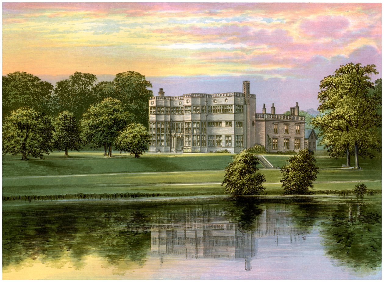 Astley Hall, Lancashire, casa del Barone de Hoghton, c1880 da Unbekannt