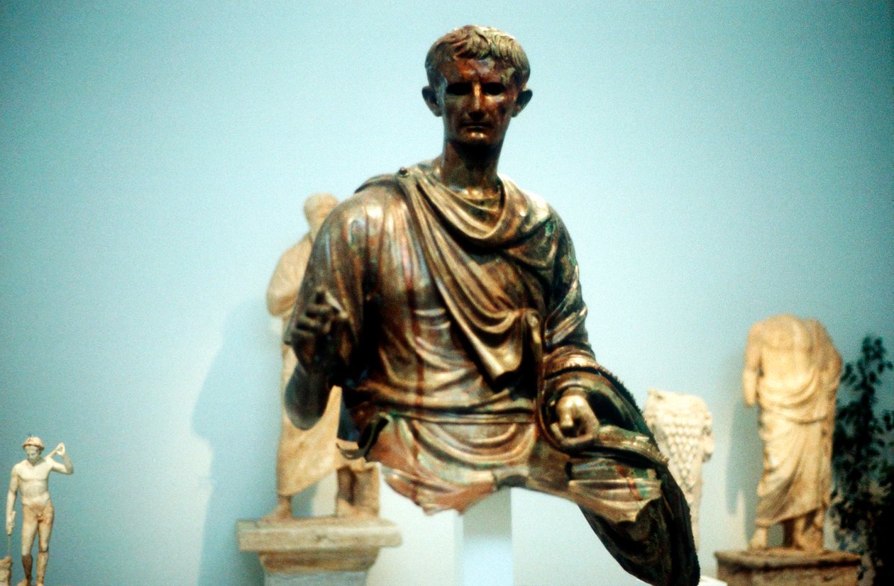 Augusto Cesare - Gaio Giulio Cesare Ottaviano 63 a.C.-14 d.C., primo imperatore romano da Unbekannt