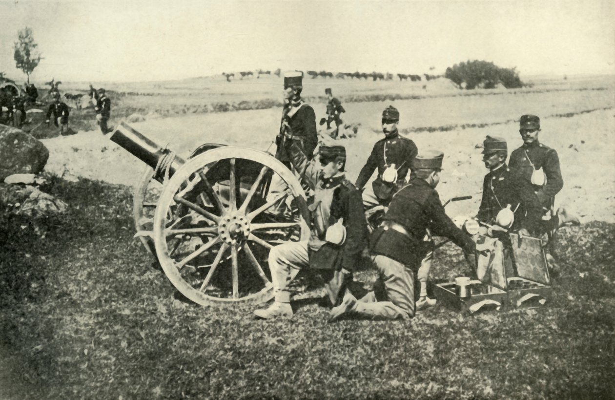 Artiglieria austriaca sul campo, 1919 da Unbekannt