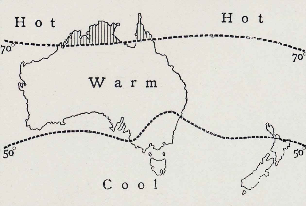 Temperatura media di luglio, 1923 da Unbekannt