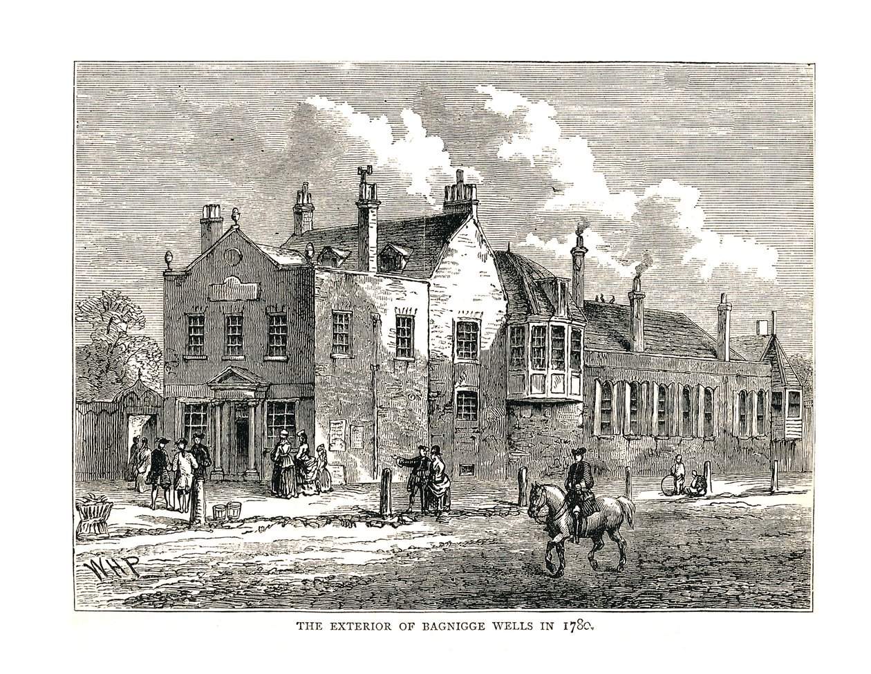 Bagnigge Wells, 1780 da Unbekannt