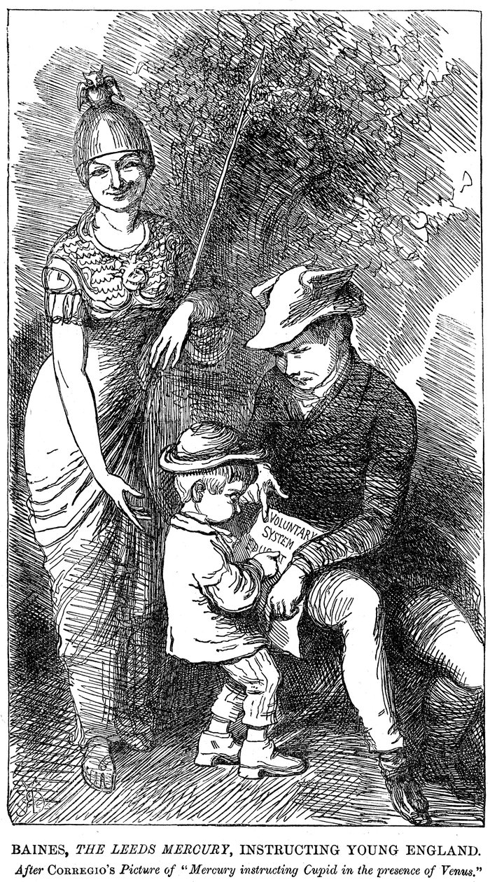 Baines, The Leeds Mercury, Istruendo la giovane Inghilterra, 1847 da Unbekannt
