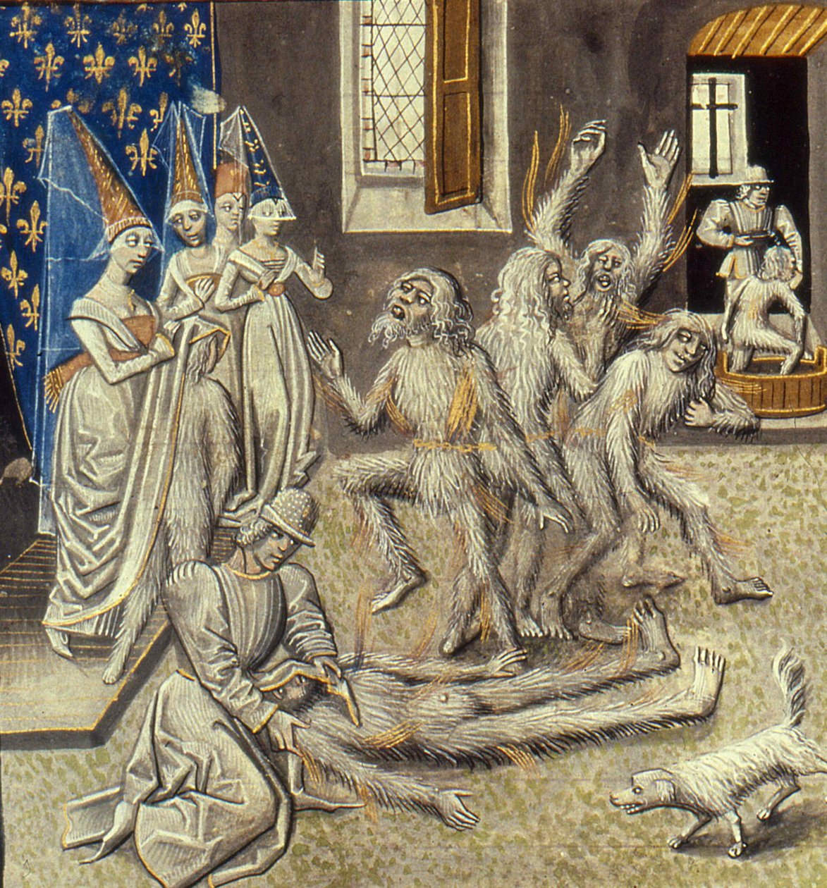 Bal des Ardents Miniatura dalle Grandes Chroniques de France di Jean Froissart da Unbekannt