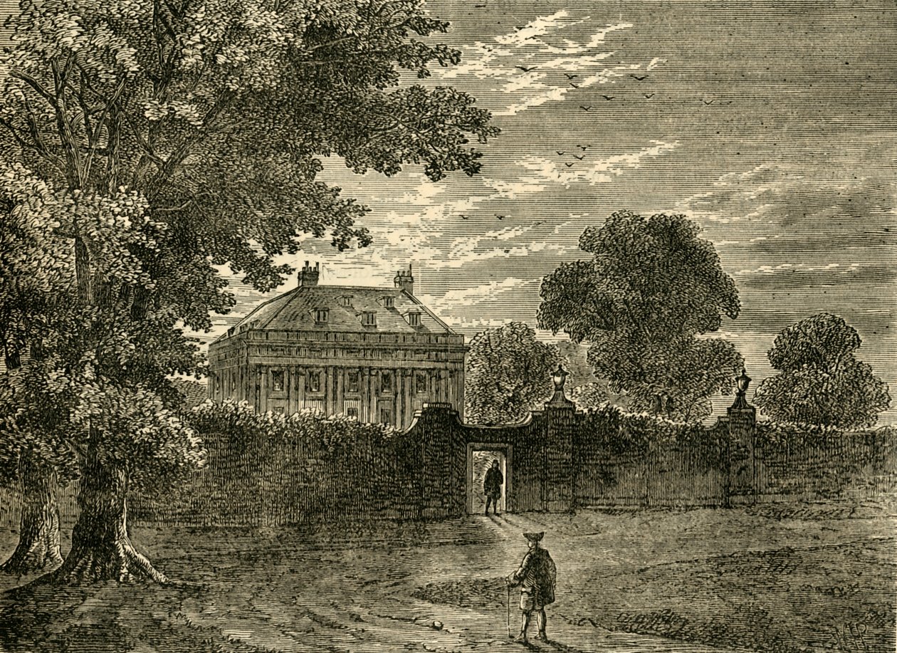 Casa Balmes nel 1750, c1876 da Unbekannt