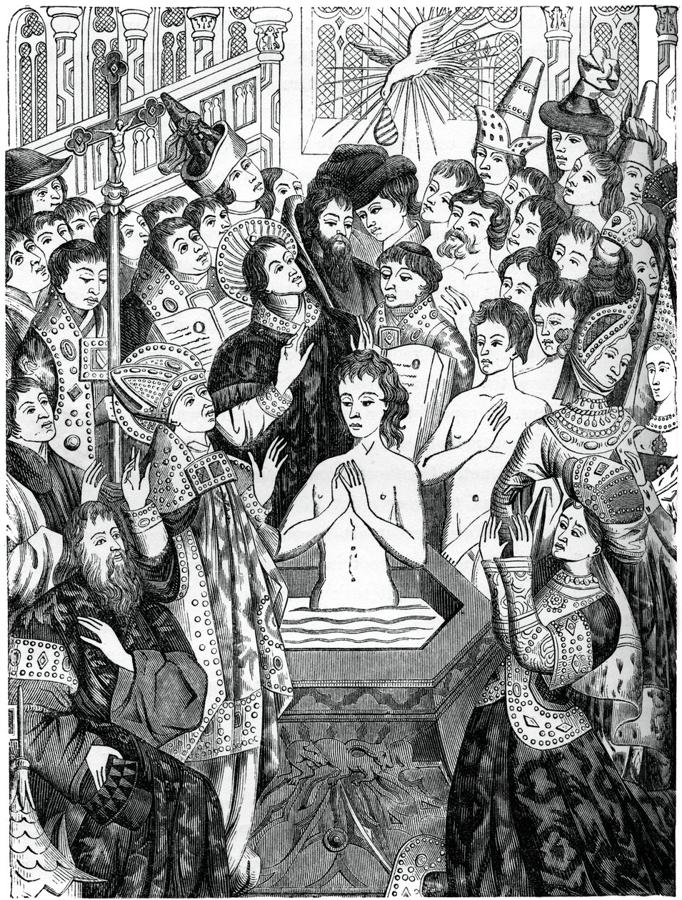Battesimo del re Clodoveo, Reims, 1870 da Unbekannt