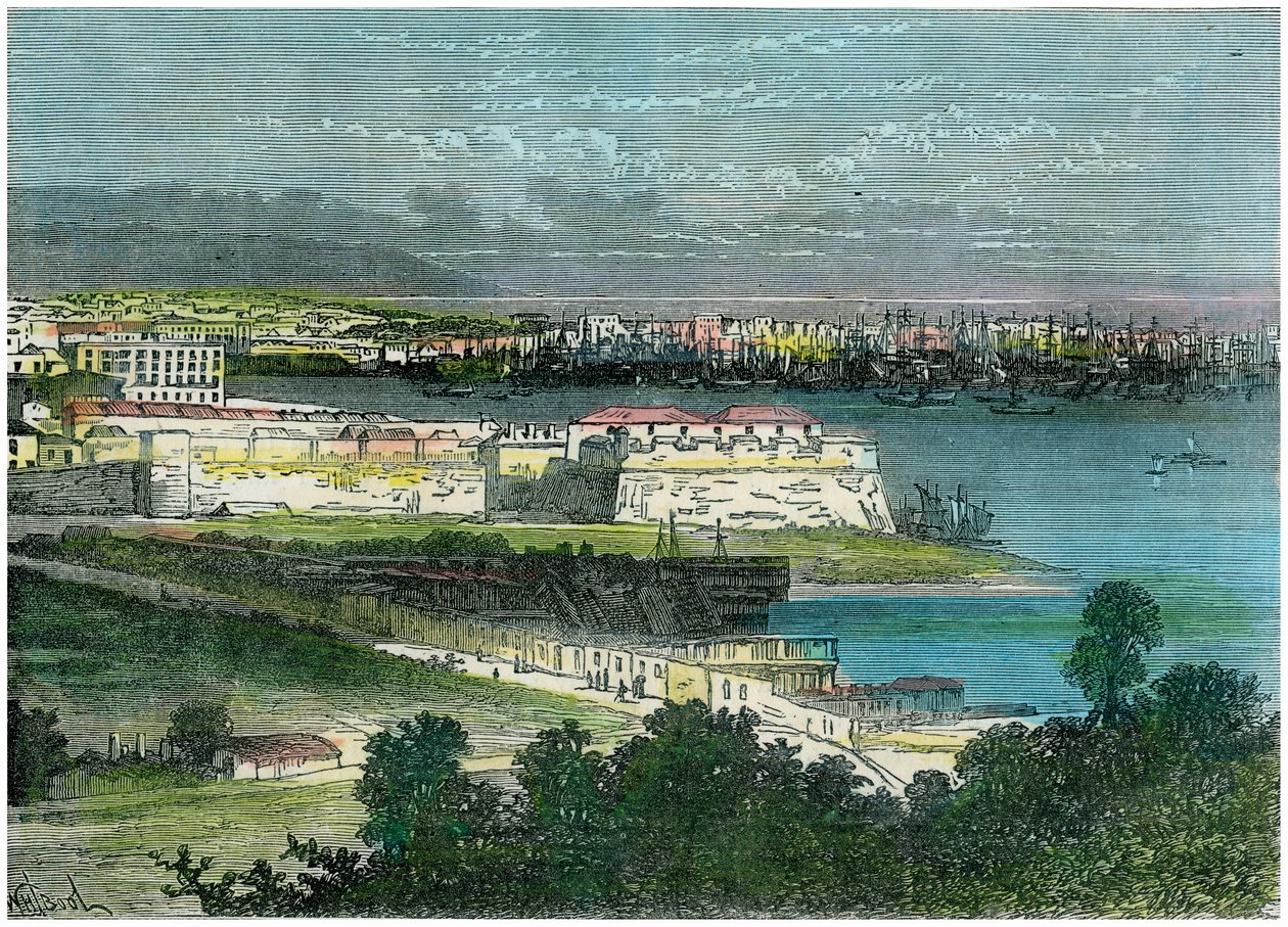 Barcellona, Catalogna, Spagna, c1880 da Unbekannt