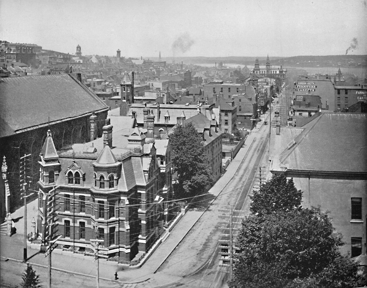Barrington Street, Halifax, Nuova Scozia, c1897 da Unbekannt