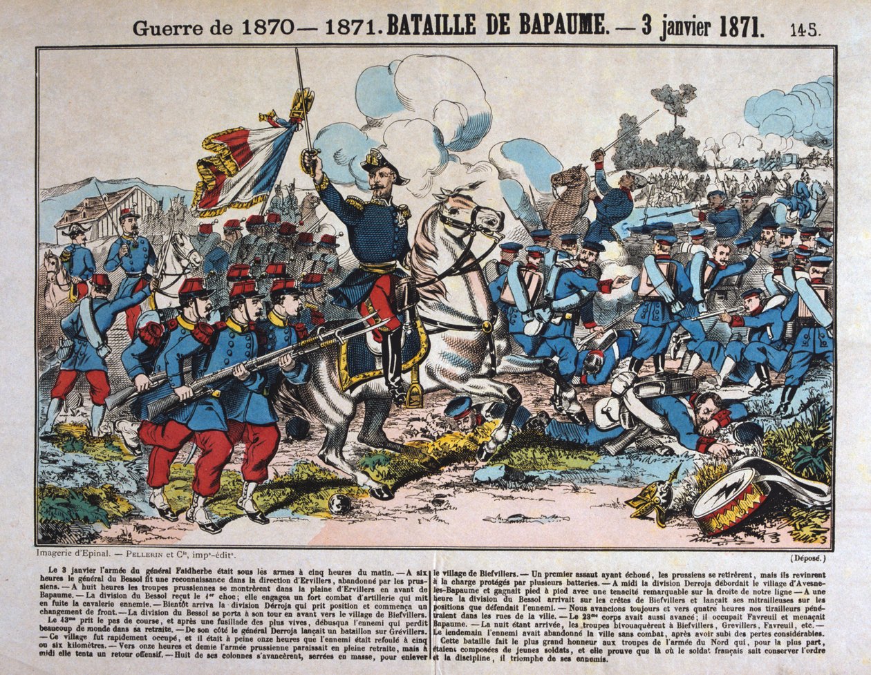 Battaglia di Bapaume, guerra franco-prussiana, 3 gennaio 1871 da Unbekannt