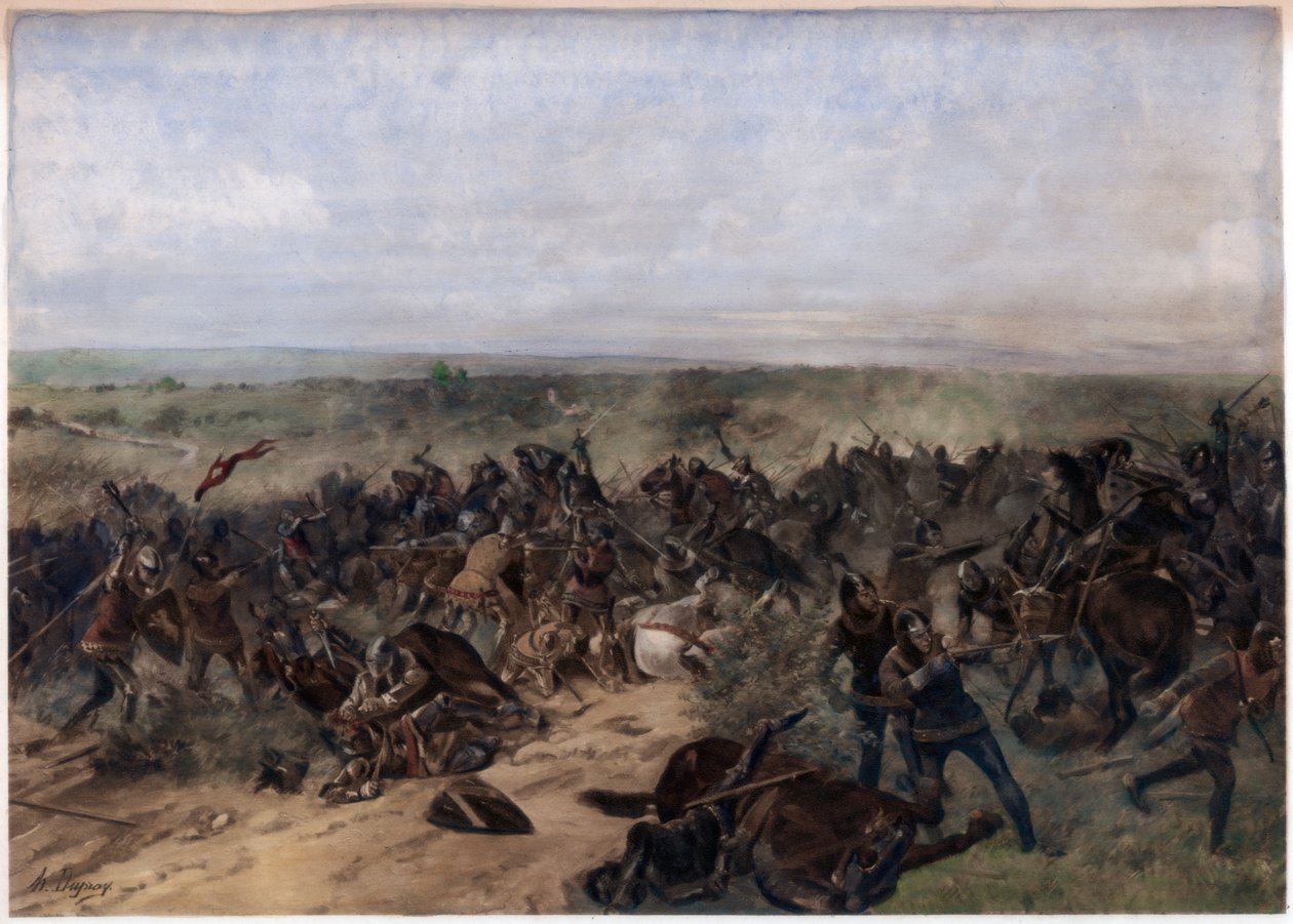 Battaglia di Crécy, 26 agosto 1346 da Unbekannt