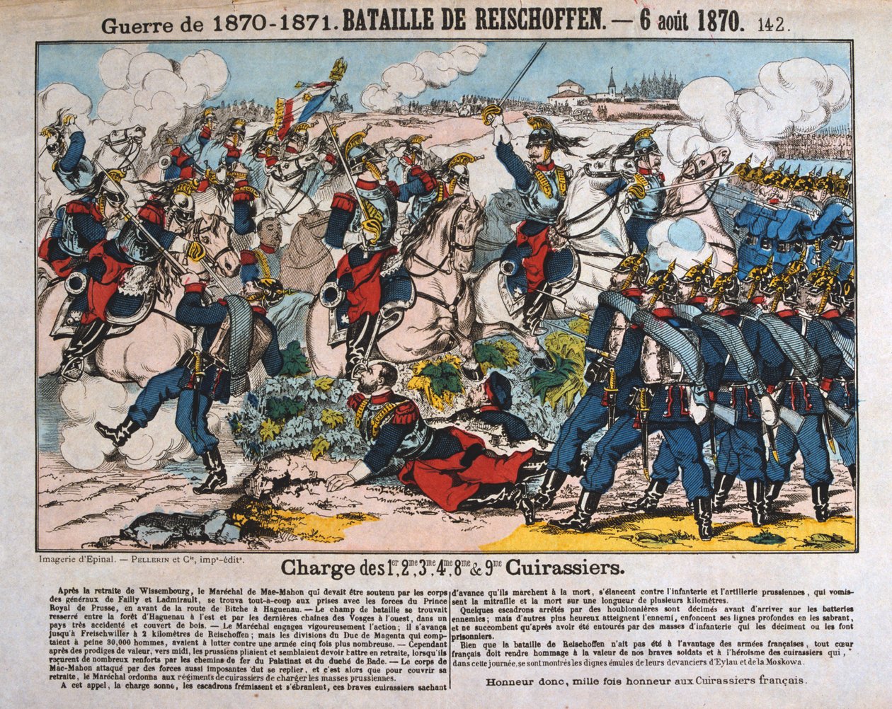 Battaglia di Reichshoffen, guerra franco-prussiana, 6 agosto 1870 da Unbekannt