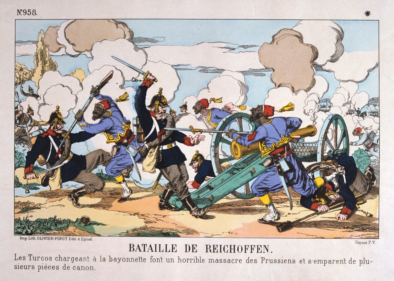 Battaglia di Reichshoffen, guerra franco-prussiana, 6 agosto 1870 da Unbekannt