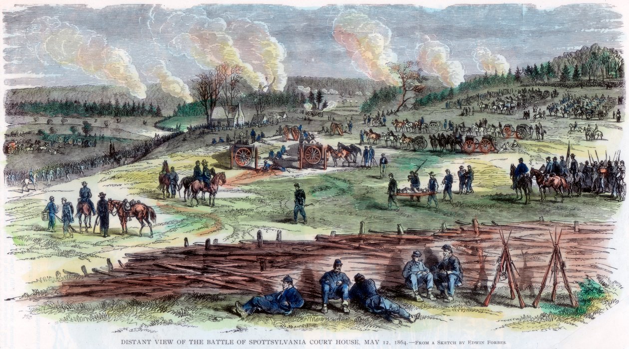 Battaglia di Spotsylvania Court House, Virginia, Guerra Civile Americana, 12 maggio 1864 da Unbekannt