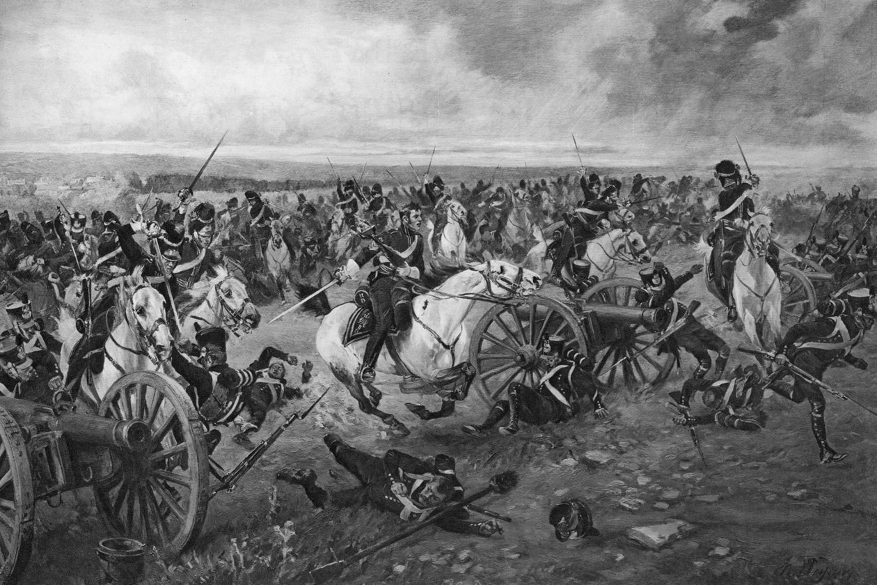 Battaglia di Waterloo, 1815 da Unbekannt