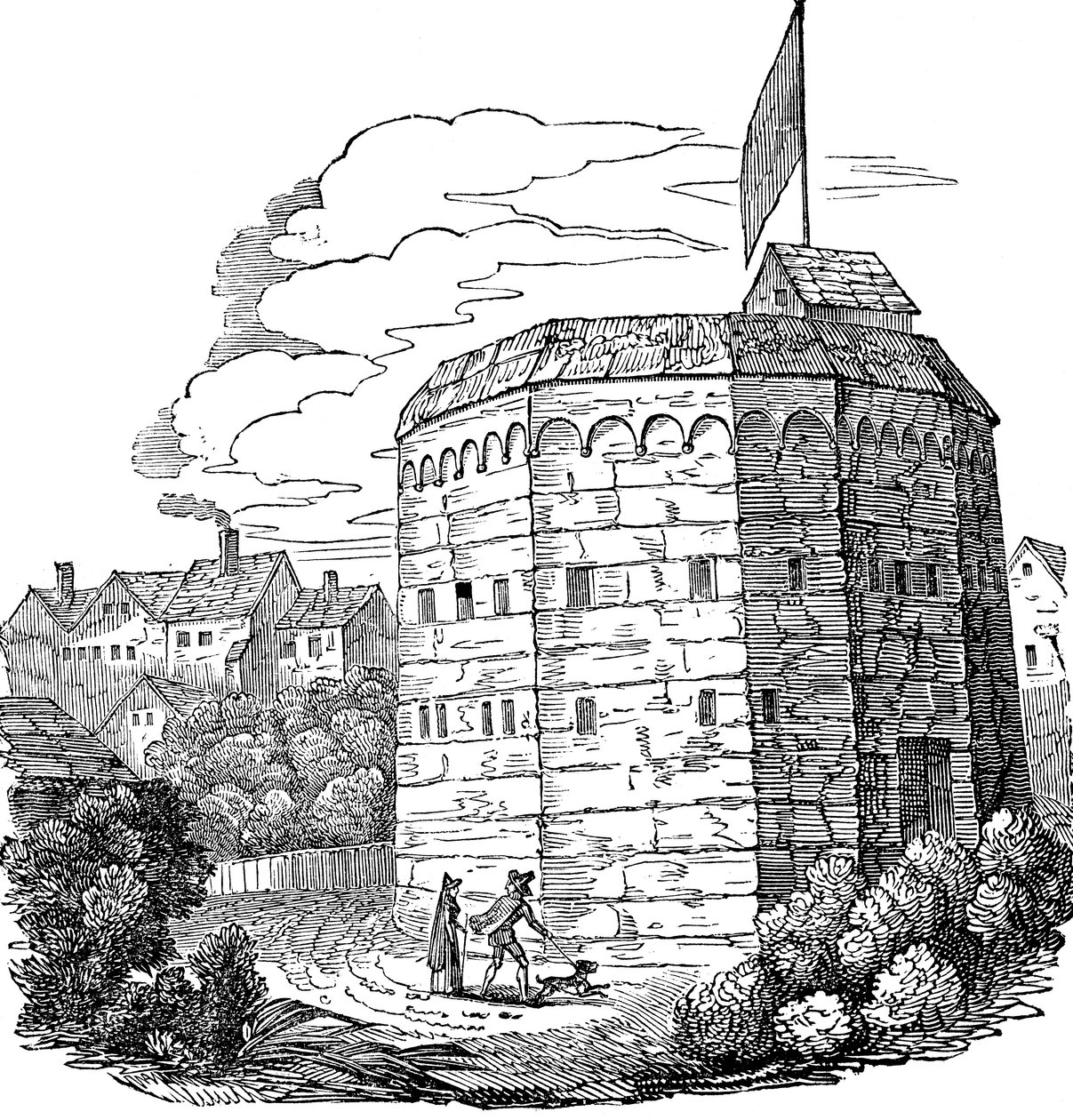 Bear Garden, Southwark, Londra, 1574 da Unbekannt