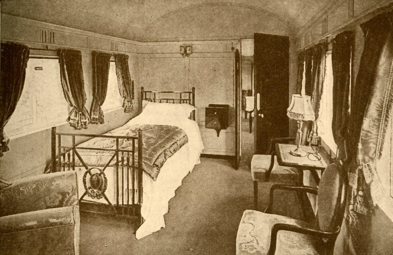 Camera da letto, Salone del Re, London and North Eastern Railway, 1930 da Unbekannt