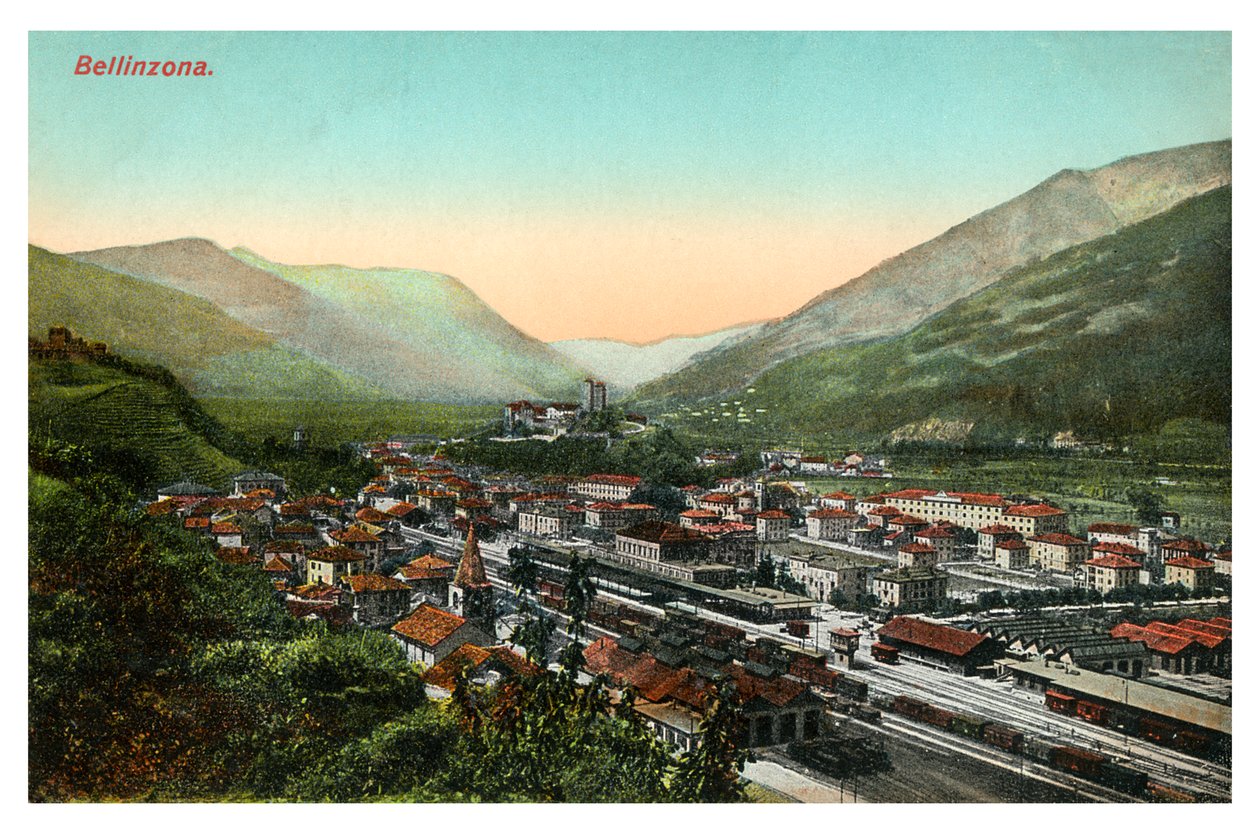 Bellinzona, Svizzera, inizio XX secolo da Unbekannt