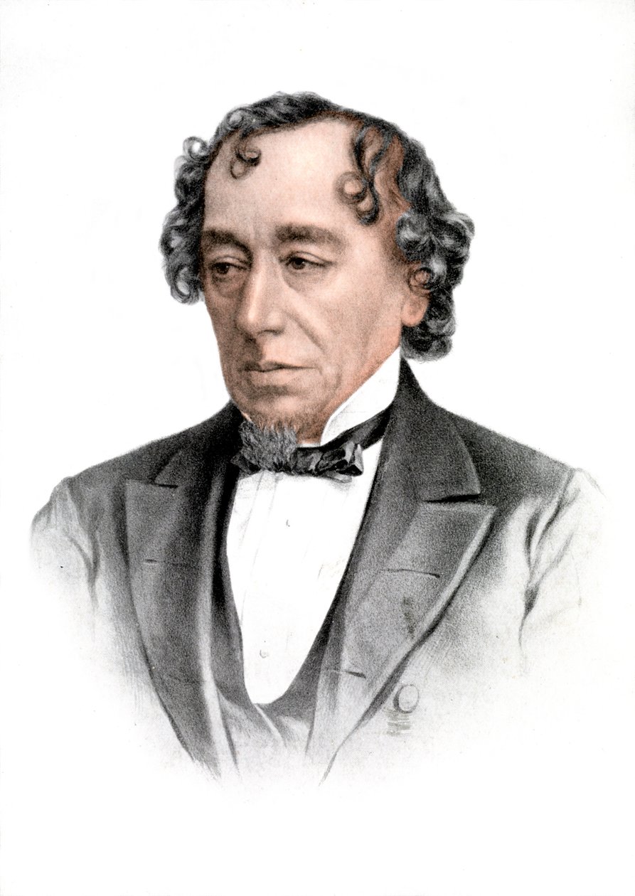Benjamin Disraeli, statista e figura letteraria inglese del XIX secolo, 1905 da Unbekannt
