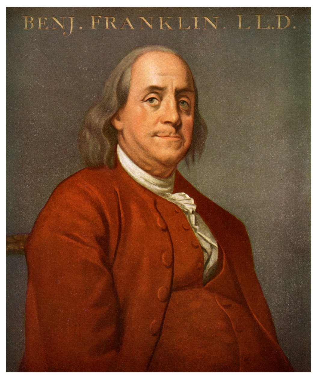 Benjamin Franklin, scienziato e politico americano, 1782 1956 da Unbekannt
