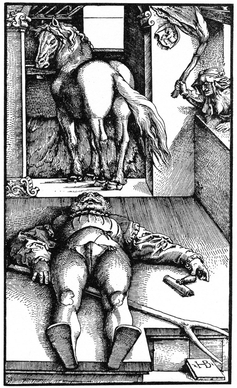 Sposo stregato, sposo addormentato e una strega, 1544 1964 da Unbekannt