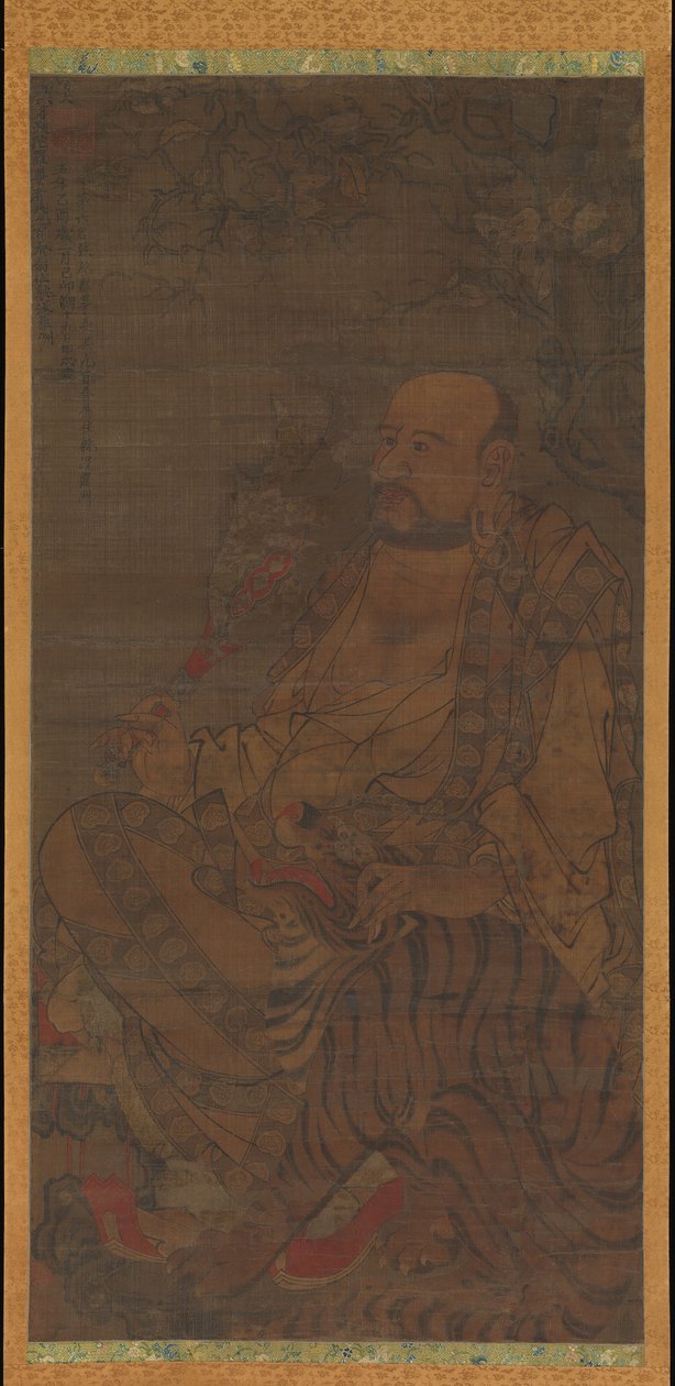 Bhadra, Il Sesto Luohan, datato 1345 da Unbekannt