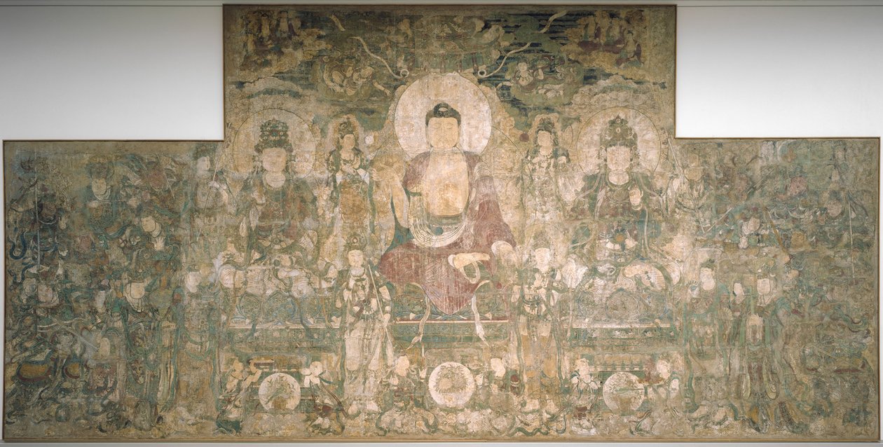 Bhaisajyaguru, il buddha della guarigione e della medicina, ca 1319 da Unbekannt