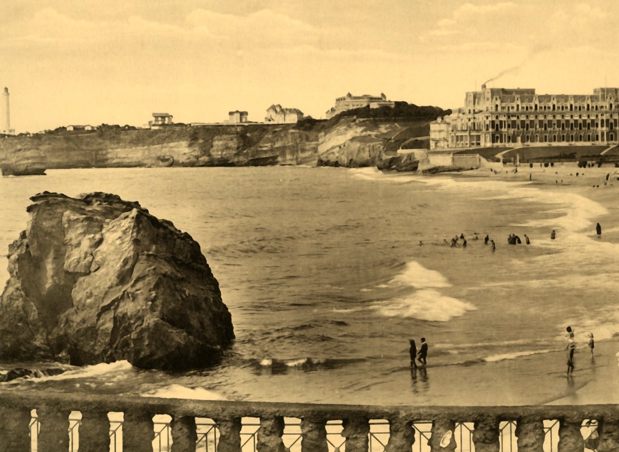 Biarritz - Hotel du Palais e la Baia da Unbekannt