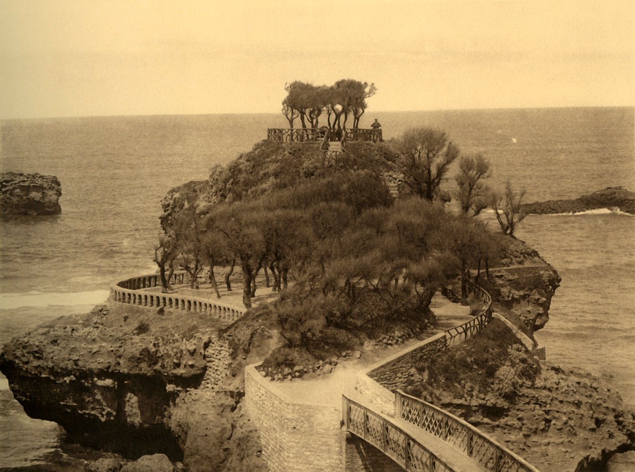 Biarritz - Le Rocher du Basta, c1930 da Unbekannt