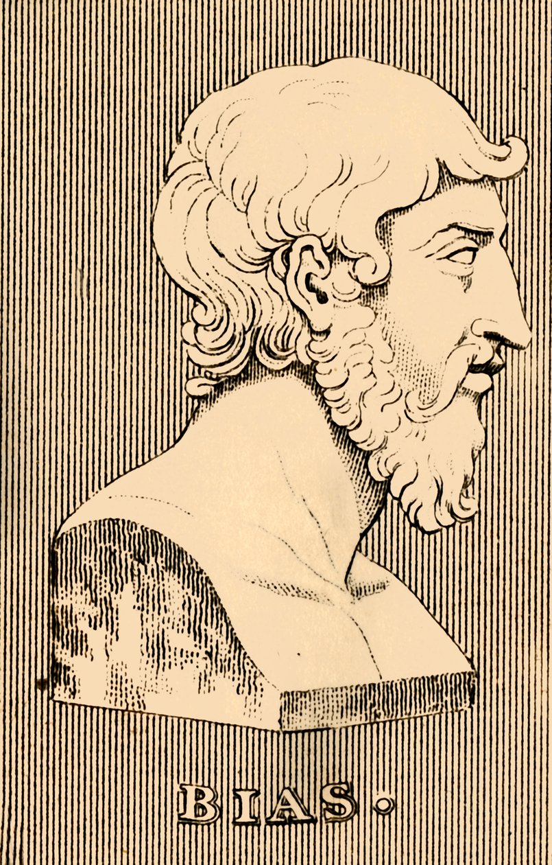 Bias, morto 530 a.C., 1830 da Unbekannt