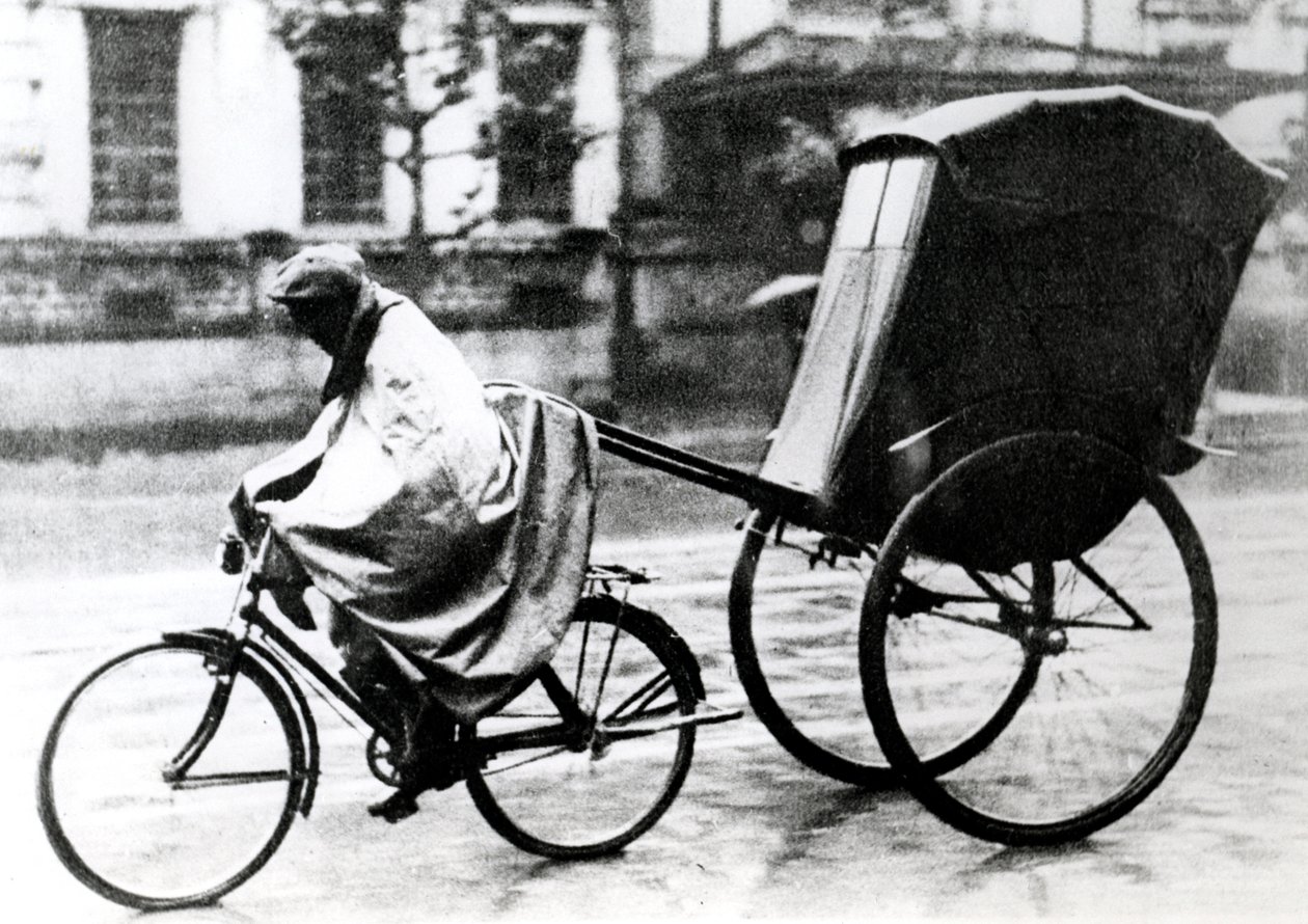Taxi a pedali, Parigi occupata dai tedeschi, 1940-1944 da Unbekannt