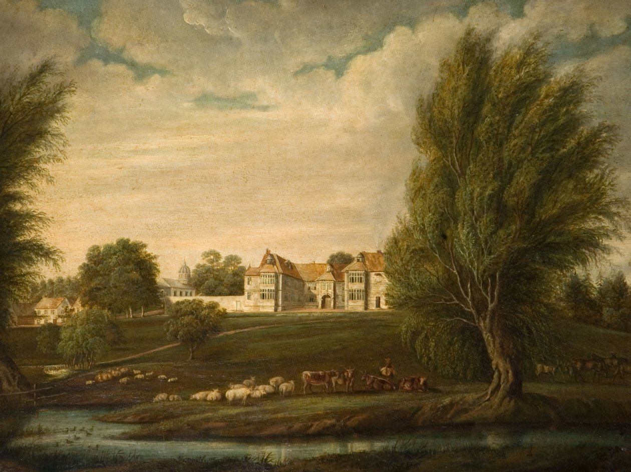 Birdingbury Hall, Warwickshire, 1800 da Unbekannt