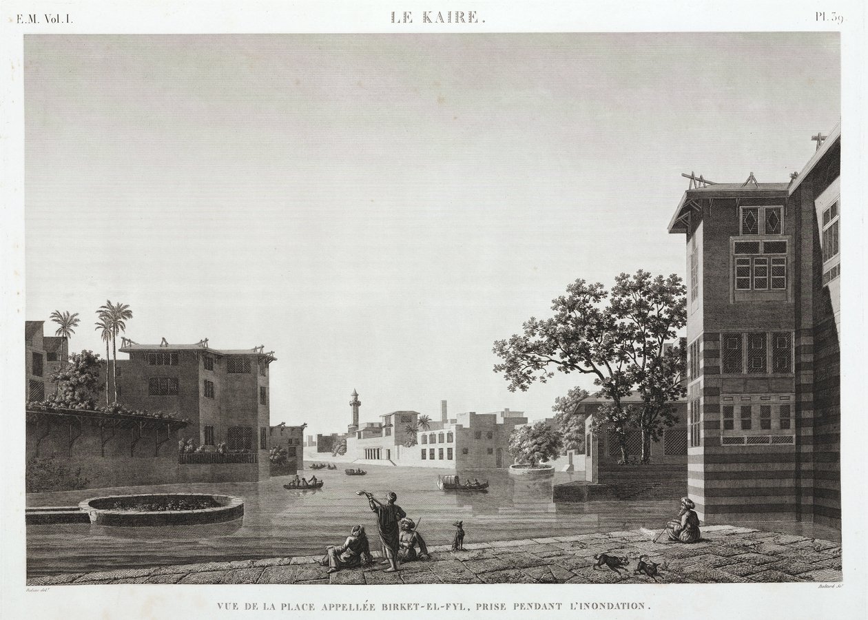 Birket-al-Fyl, Il Cairo, Egitto, durante l