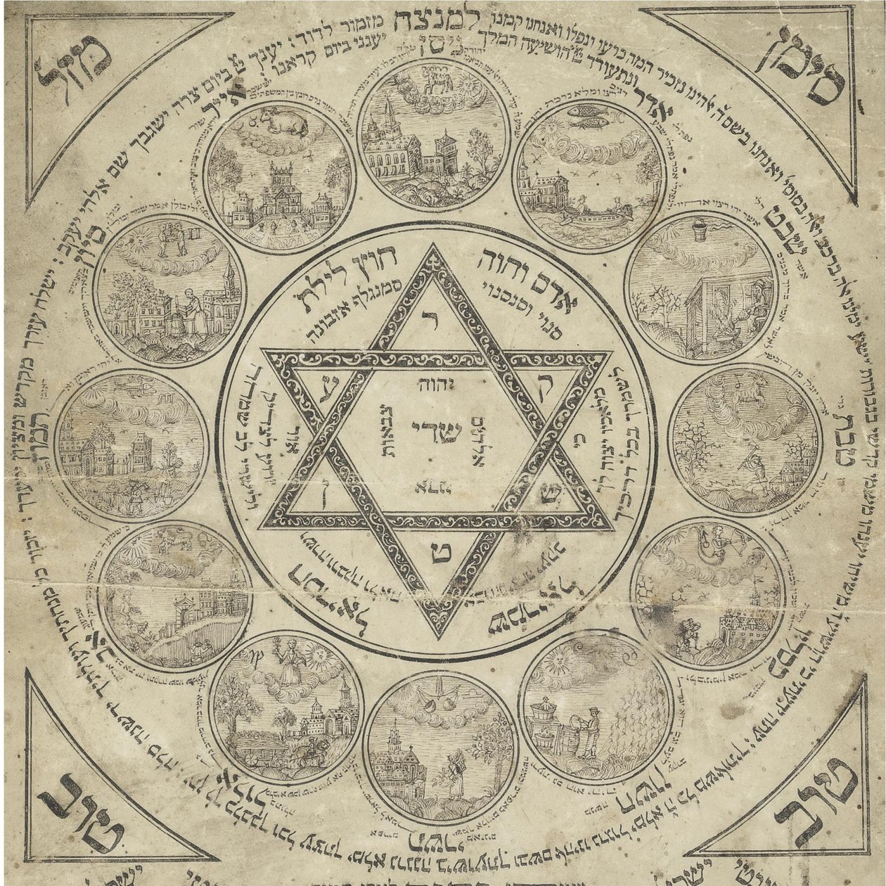 Amuleto di nascita, XVIII secolo da Unbekannt