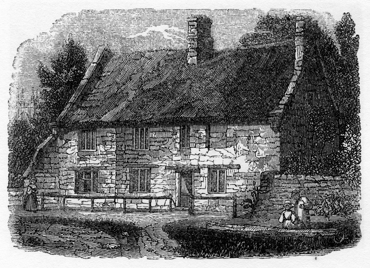 Luogo di nascita del reverendo James Hervey, Hardingston, vicino a Northampton, 1840 da Unbekannt
