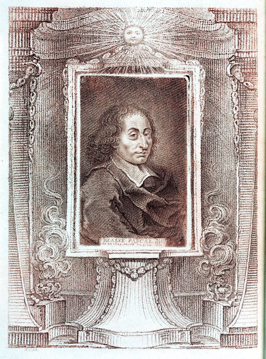 Blaise Pascal, matematico, fisico e filosofo francese, c. 1650 da Unbekannt