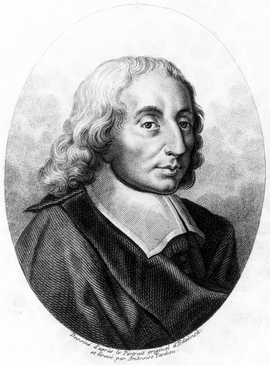 Blaise Pascal, matematico, fisico e filosofo francese, c 1660 da Unbekannt