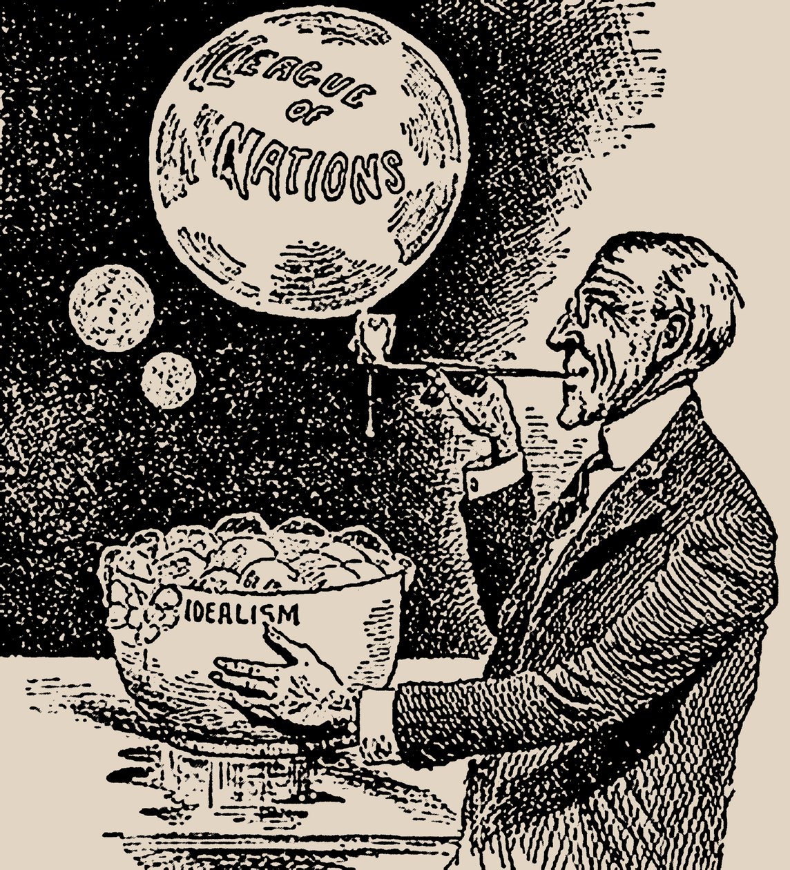 Soffiando bolle. Woodrow Wilson e la Società delle Nazioni, 1919 da Unbekannt